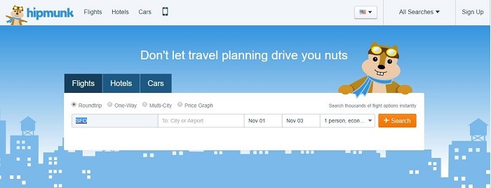 hipmunk flights