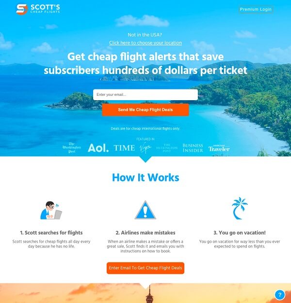 scott's cheap flights